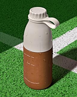 kencko universal shake bottle with protein smoothies inside